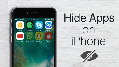 How to hide app in iphone