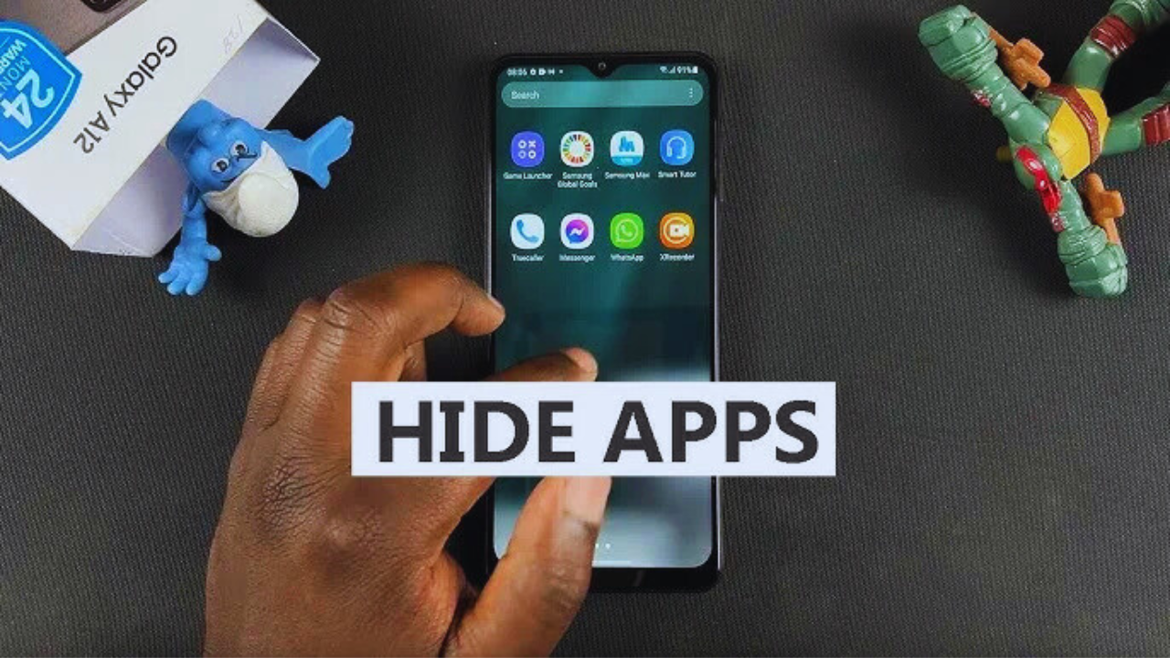 how to hide apps in Samsung